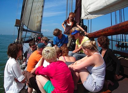 Ein Wochenende mit einem Segelschiff ab Harlingen auf dem IJsselmeer oder Wattenmeer segeln