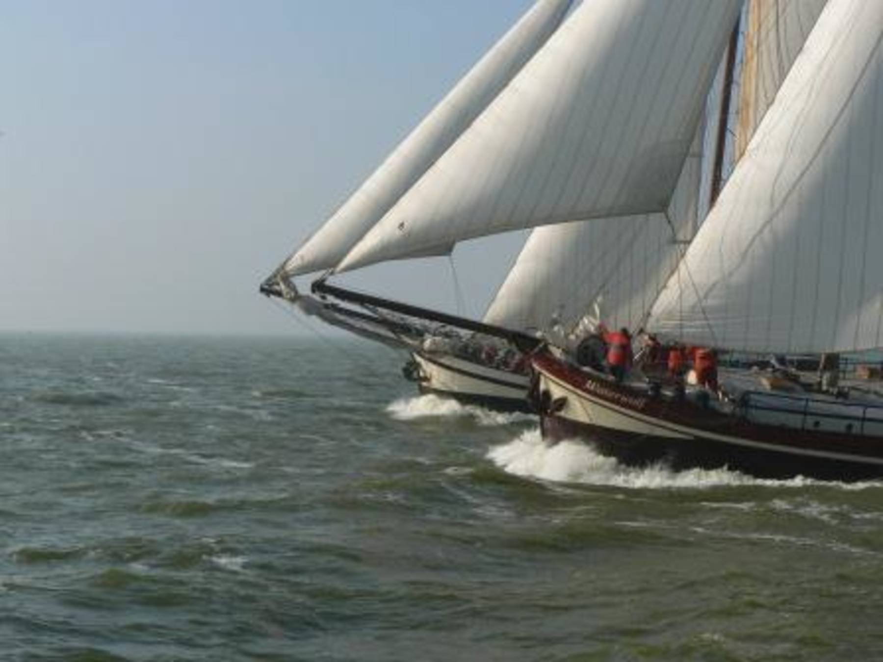 Ein Wochenende mit einem Segelschiff ab Harlingen auf dem Wattenmeer und IJsselmeer segeln