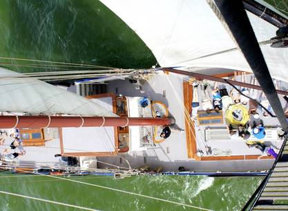 Met pinksteren zeilen met de Fortuna op het IJselmeer vanuit Enkhuizen