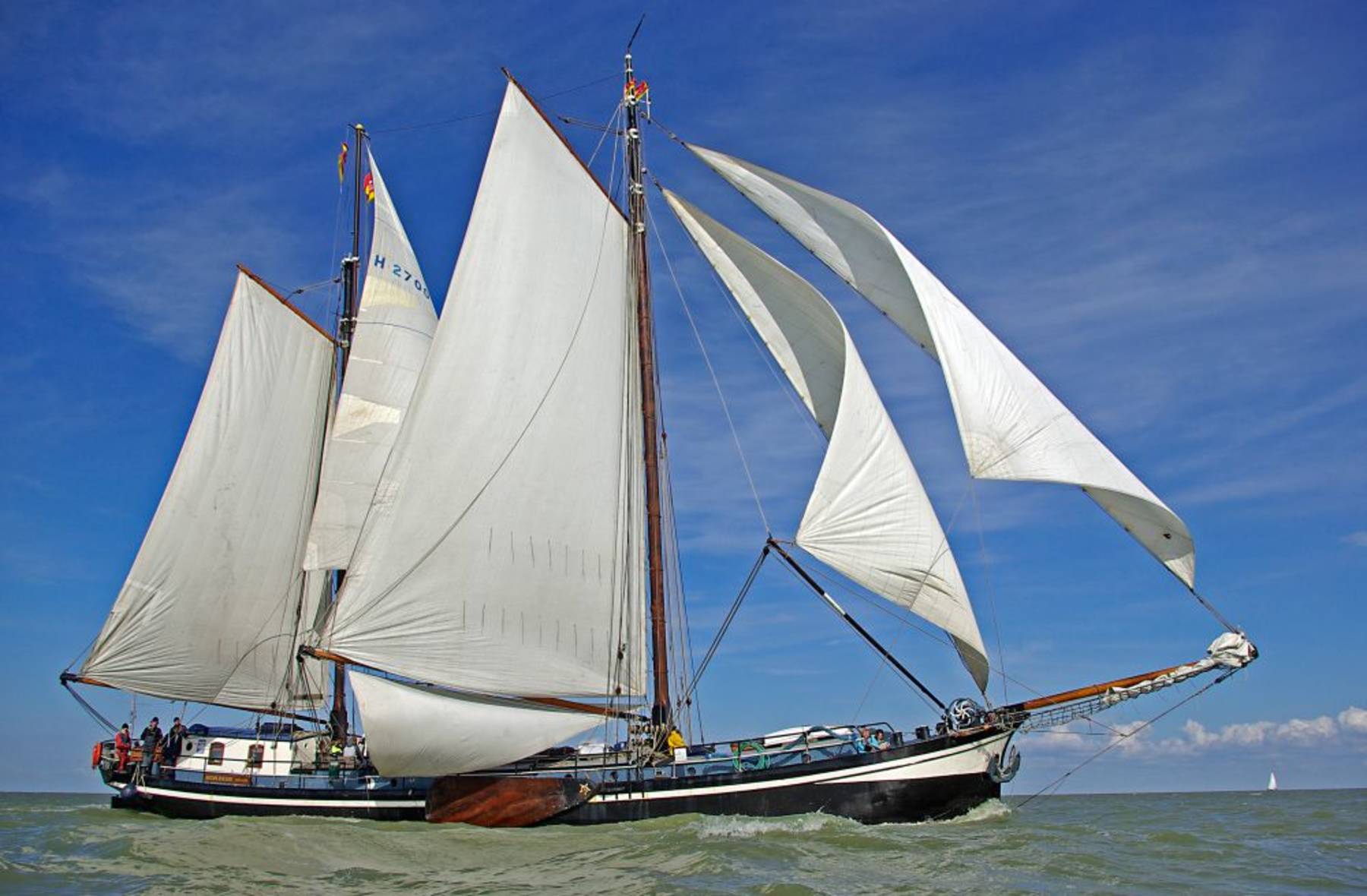 Hemelvaart zeiltocht met de Mon Desir vanuit Enkhuizen op het IJsselmeer en de Waddenzee