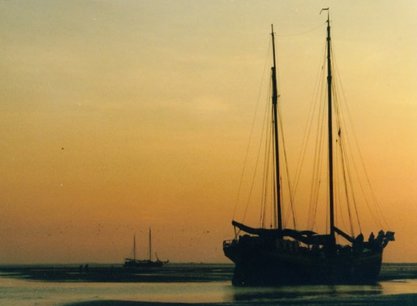 8-Tägiger Segeltörn mit Inselhüpfen auf dem Plattbodenschiff Bree Sant ab Enkhuizen auf dem  IJsselmeer im Weltnaturerbe Wattenmeer