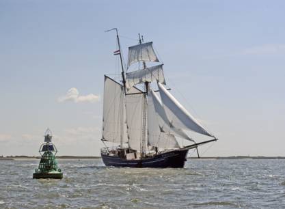 Zeilen met Pasen 2025 op zeilschip Fortuna vanuit Enkhuizen