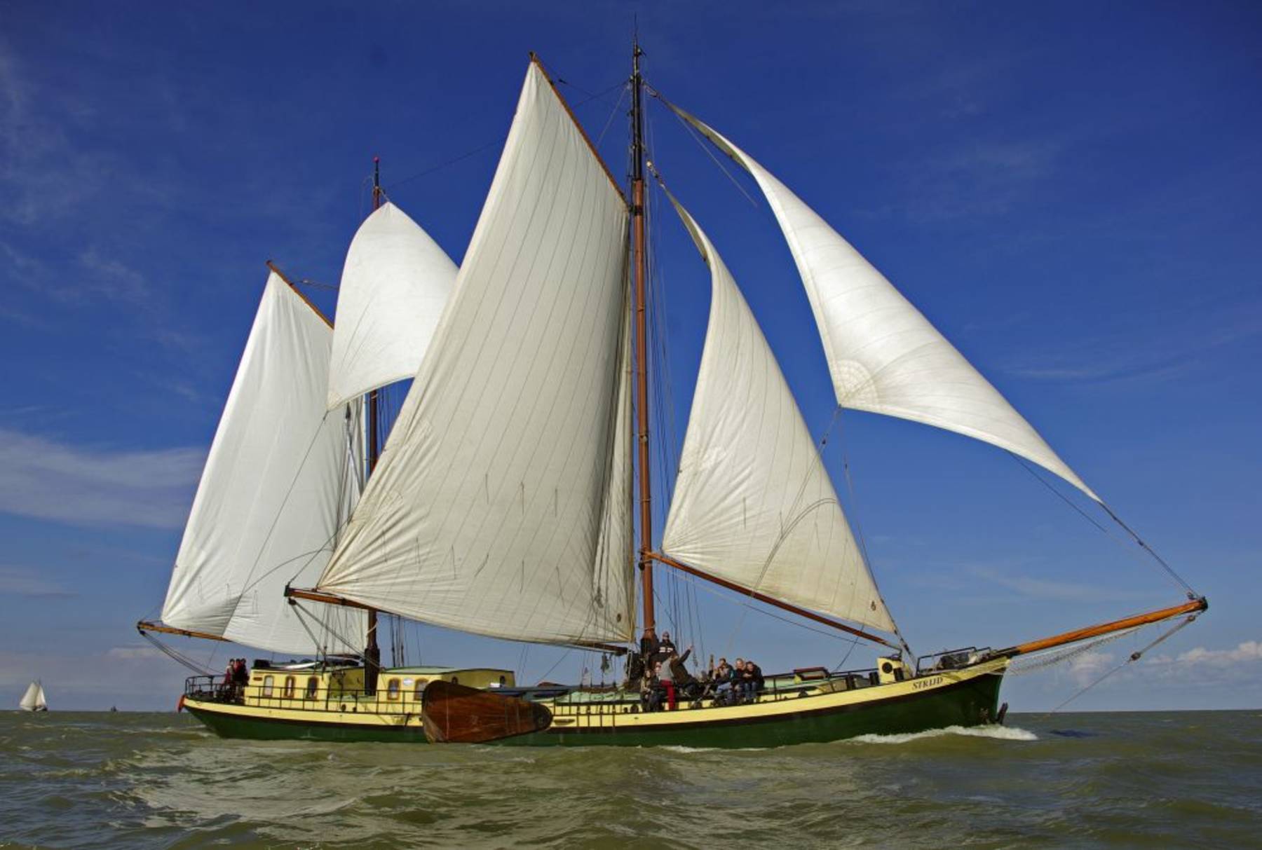 Ein Wochenende mit der Strijd ab Enkhuizen auf dem IJsselmeer segeln