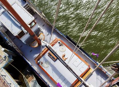 Met pinksteren zeilen met de Fortuna op het IJselmeer vanuit Enkhuizen