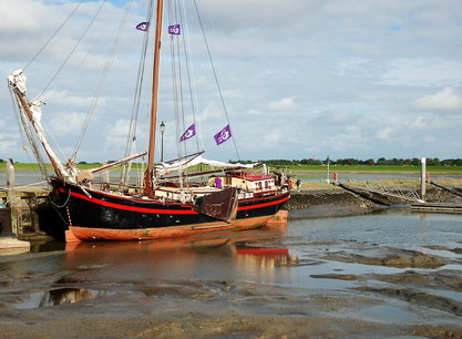 8-Tägige Segeltörn auf dem Plattbodenschiff Amore Vici ab Enkhuizen auf dem  IJsselmeer im Weltnaturerbe Wattenmeer