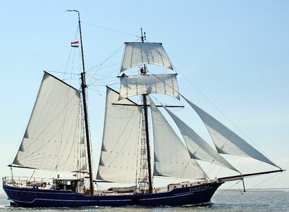 Ein Wochenende mit dem Segelschiff Fortuna ab Enkhuizen auf dem IJsselmeer oder Wattenmeer segeln