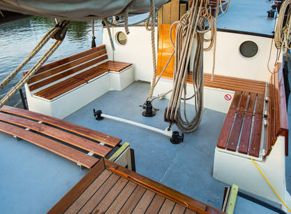 Weekend zeilen vanuit Harlingen aan boord van het luxe zeilschip Elbrich (elke hut eigen douche en toilet)