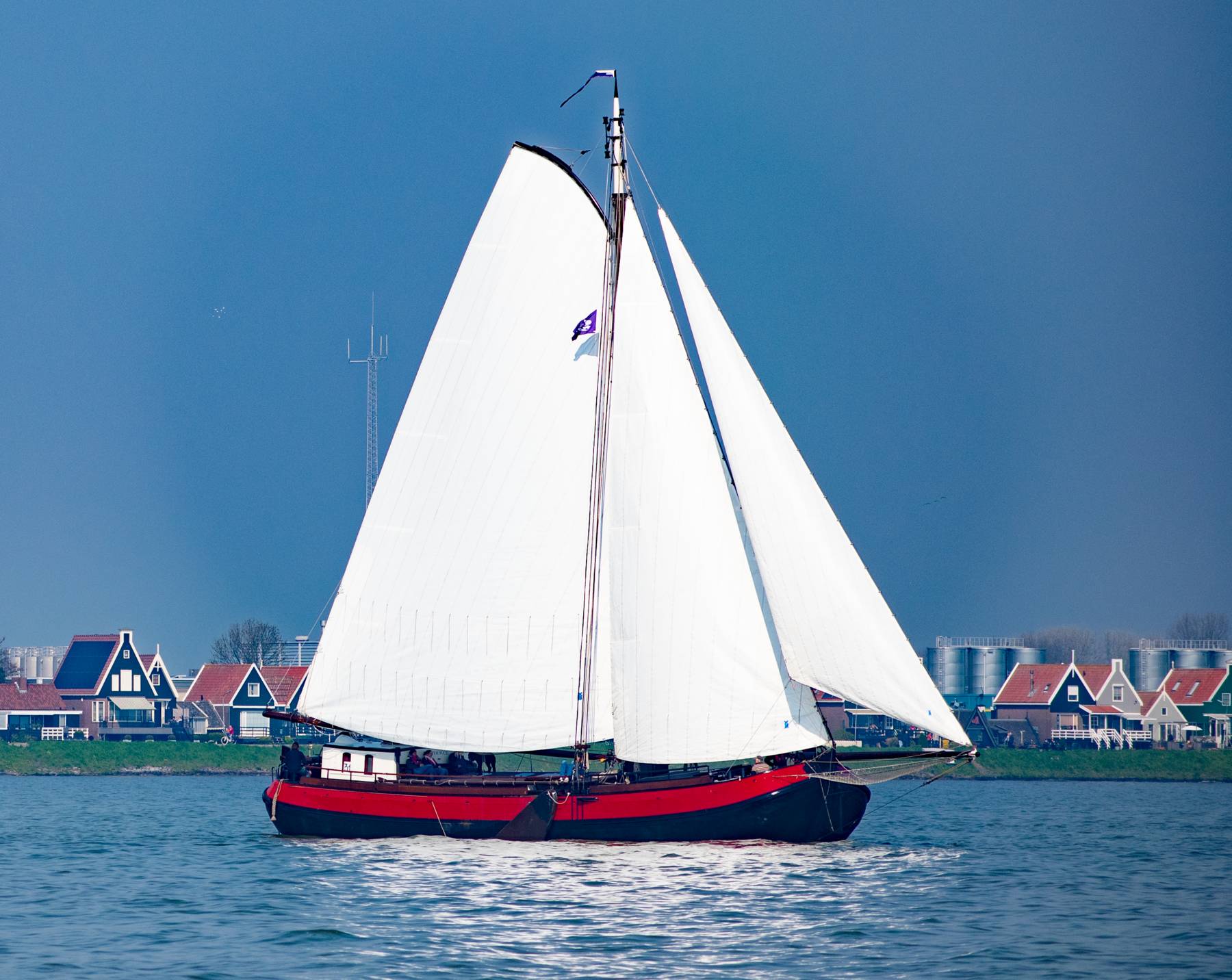 6-daagse zeilvakantie aan boord van Vertrouwen Enkhuizen vanuit Enkhuizen op het IJsselmeer en Waddenzee
