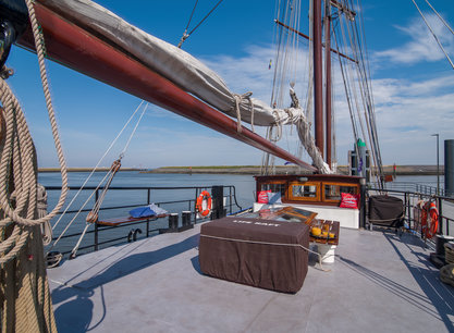 Pfingsten  segeln mit dem Segelschiff Fortuna ab Enkhuizen auf dem IJsselmeer oder Wattenmeer segeln