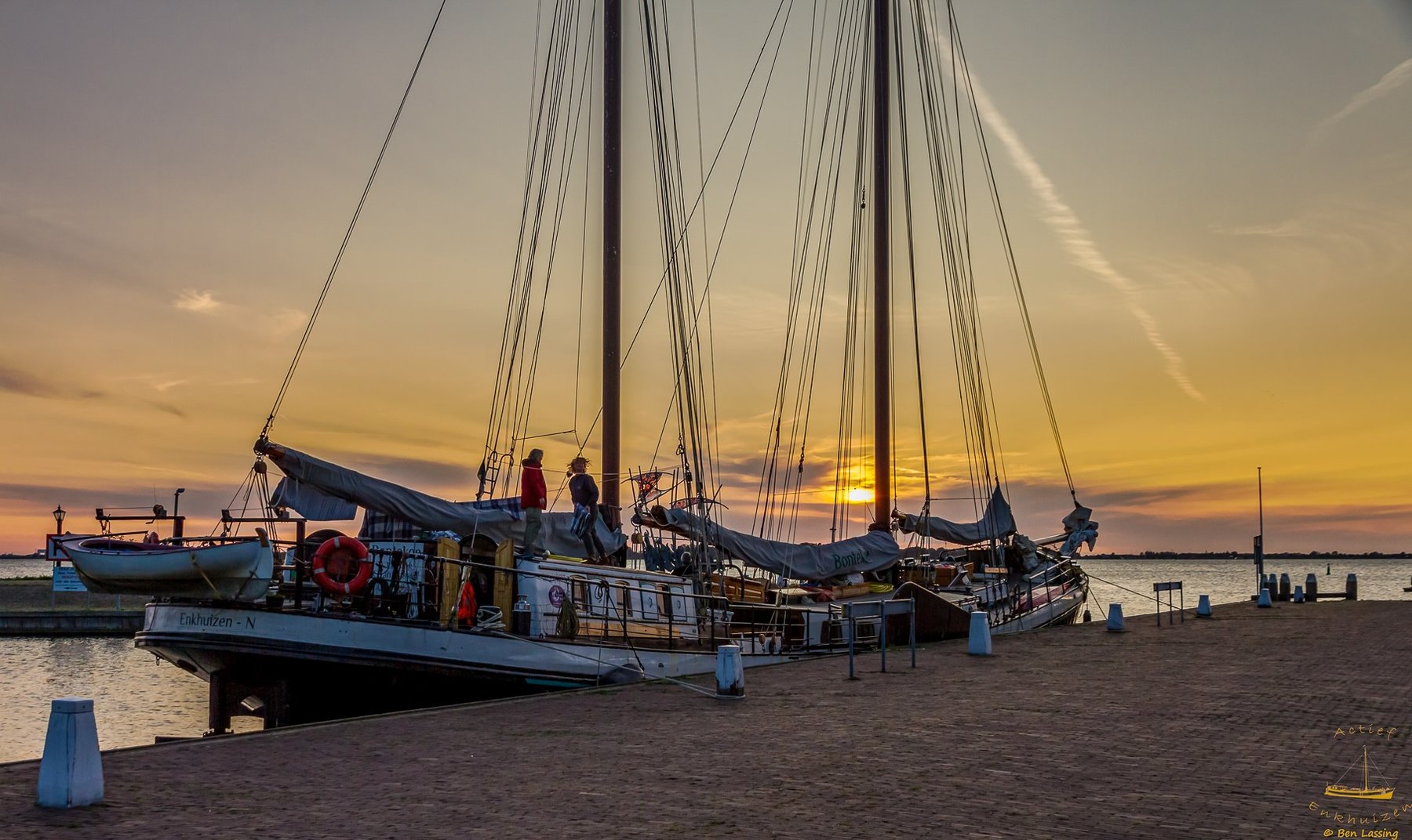 Ostern 2023 segeln IJsselmeer oder Wattenmeer 'Nur für Alleinreisende' auf dem Segelschiff Bontekoe ab Enkhuizen