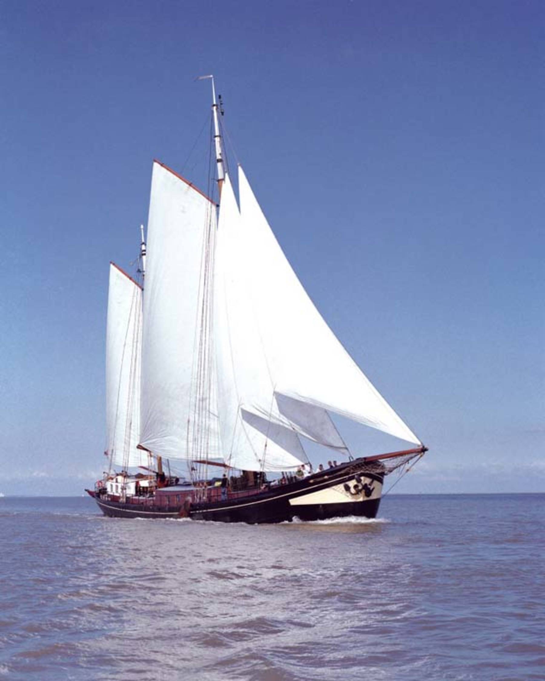 Ein Wochenende mit der Iselmar ab Enkhuizen auf dem IJsselmeer oder Wattenmeer segeln