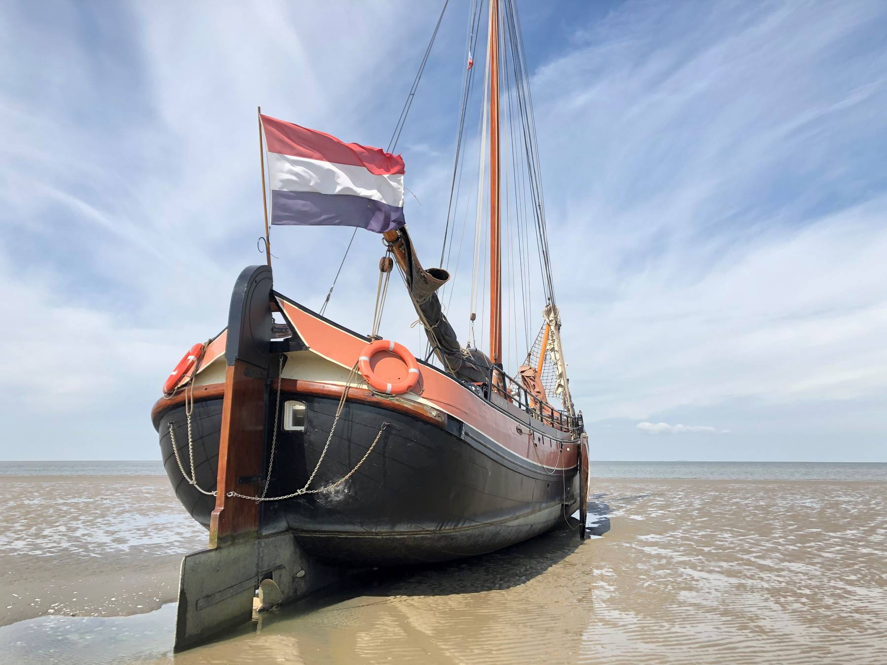 Droogvaltocht naar de Waddenzee met de Kleine Jager vanuit Enkhuizen