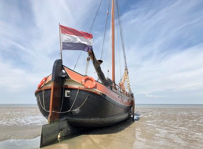 Am Fronleichnamwochenende mit der Kleine Jager ab Enkhuizen auf dem IJsselmeer und Watenmeer segeln