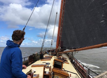 8-Tägiger Segeltörn auf dem Plattbodenschiff Kleine Jager ab Enkhuizen auf dem IJsselmeer im Weltnaturerbe Wattenmeer