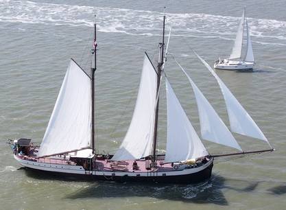 Am Pfingstwochenende mit der Storebaelt ab Harlingen auf dem Wattenmeer oder dem IJsselmeer oder segeln