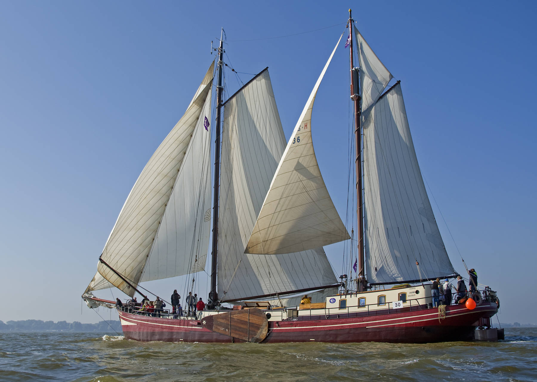 5-daagse zeilvakantie aan boord van de Nirwana vanuit Enkhuizen op het IJsselmeer en Waddenzee 