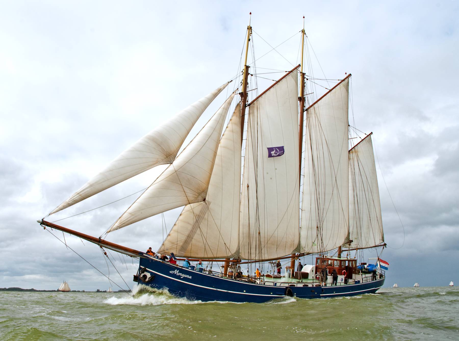 Ein Wochenende auf Plattbodenschiff Morgana ab Harlingen auf dem IJsselmeer oder Wattenmeer segeln