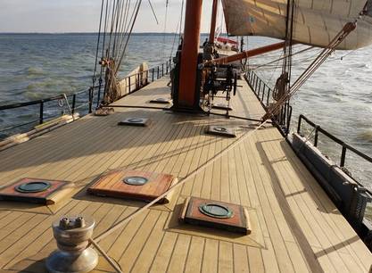 Ein Wochenende mit dem Lounge-Schiff Avontuur ab Harlingen auf dem IJsselmeer oder Wattenmeer segeln