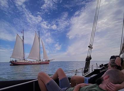 Ein Wochenende mit der Nirwana ab Enkhuizen auf dem IJsselmeer segeln
