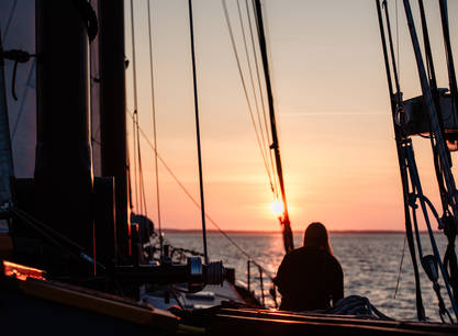 Hemelvaart zeiltocht met de Welvaart vanuit Enkhuizen op het IJsselmeer en de Waddenzee