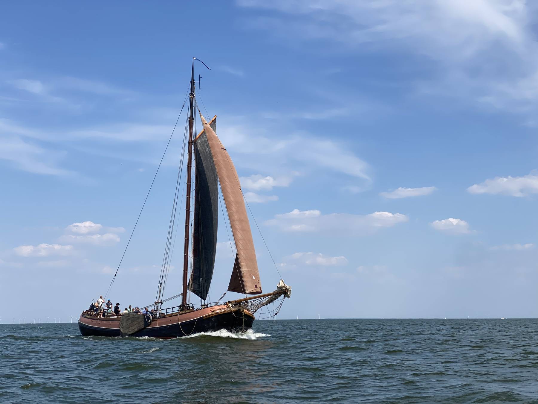 5-daagse zeilvakantie aan boord van de Kleine Jager vanuit Enkhuizen op het IJsselmeer en/of Waddenzee 