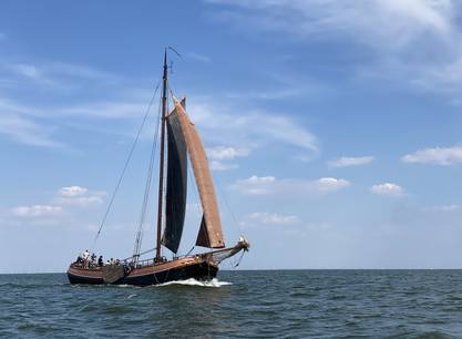 6-daagse zeilvakantie aan boord van de Kleine Jager vanuit Enkhuizen op het IJsselmeer en Waddenzee 